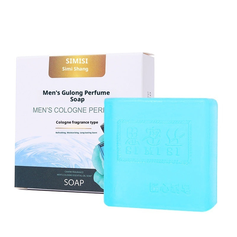 Men's Oil Control Anti-mite Cologne Perfume Bath Soap