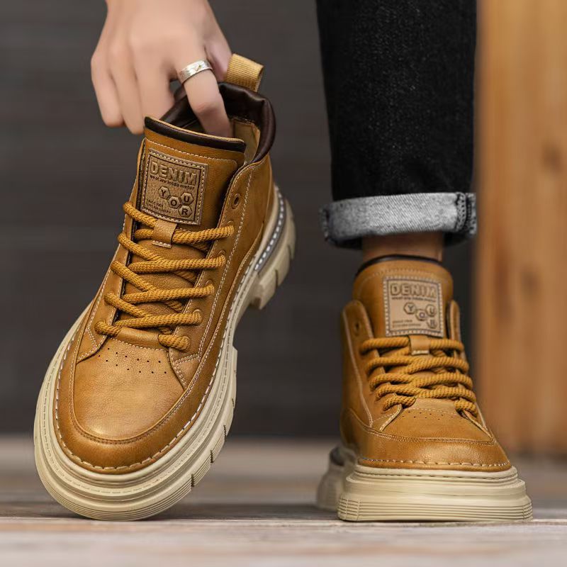 Men's High-top Winter British-style Retro Martin Boots