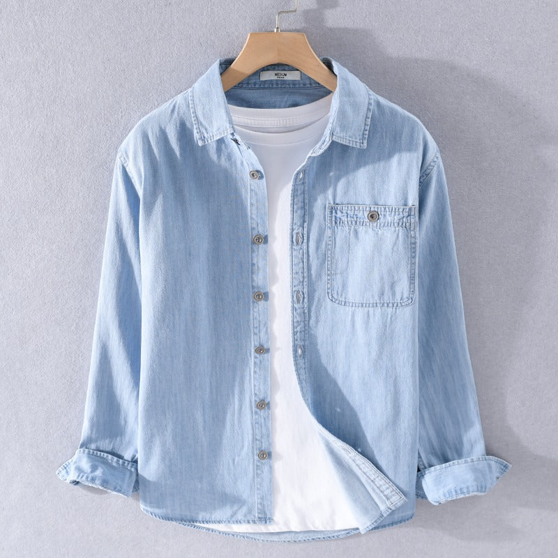 Casual All-Match Denim Shirt Men's Jacket