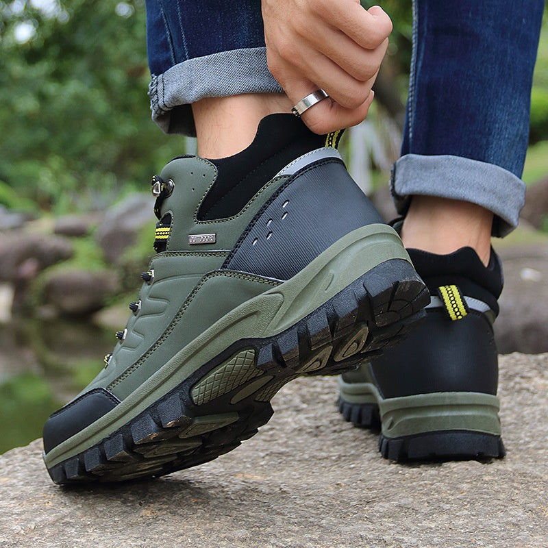 Men's Outdoor Hiking Boots High-top Single-layer Shoes