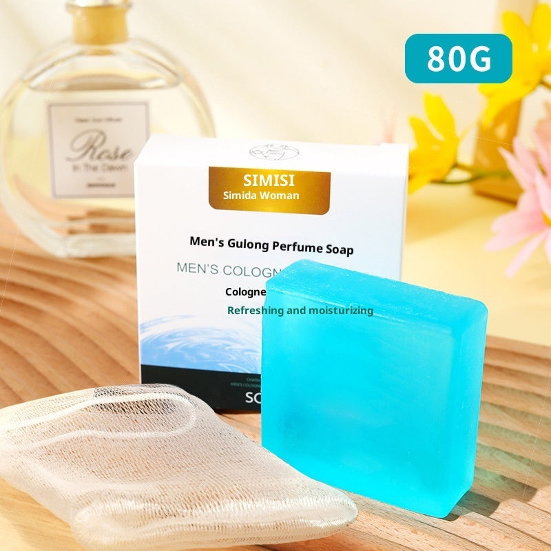 Men's Oil Control Anti-mite Cologne Perfume Bath Soap