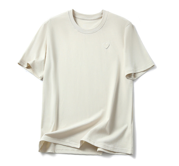 Love Embossed T-shirt For Men And Women