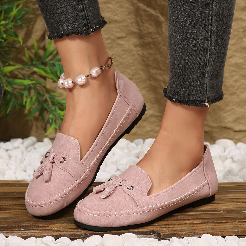 Women's Slip-on Casual Tassel Soft-Soled Shoes