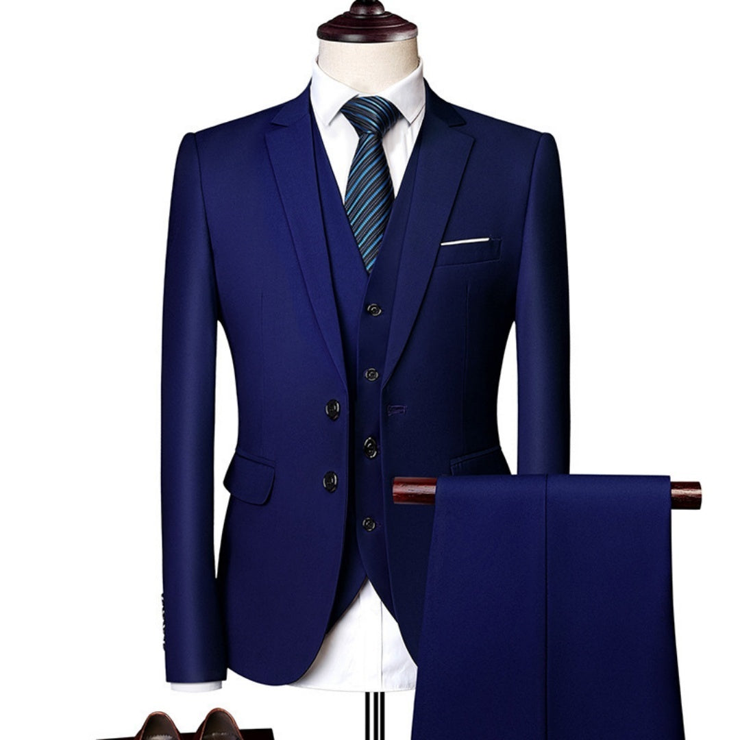 Black Men's Suit Business Suit