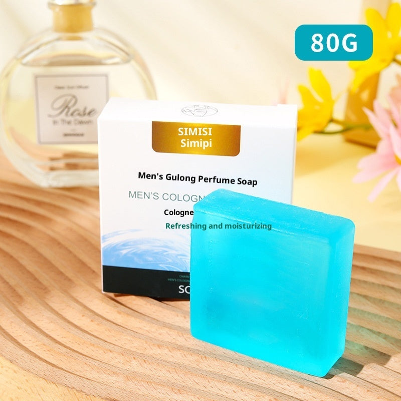 Men's Oil Control Anti-mite Cologne Perfume Bath Soap