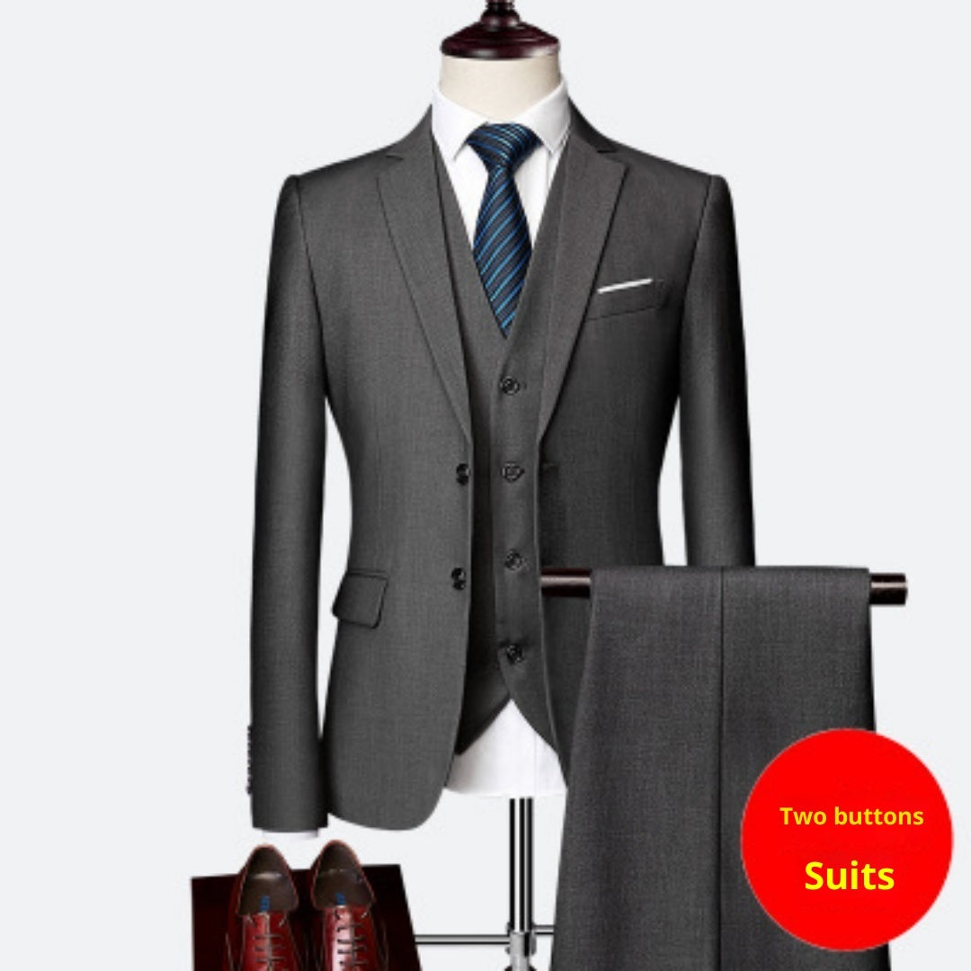Black Men's Suit Business Suit